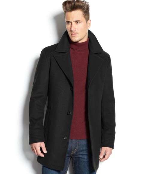 Michael Kors Men's Classic Fit Luxury Wool Cashmere Blend